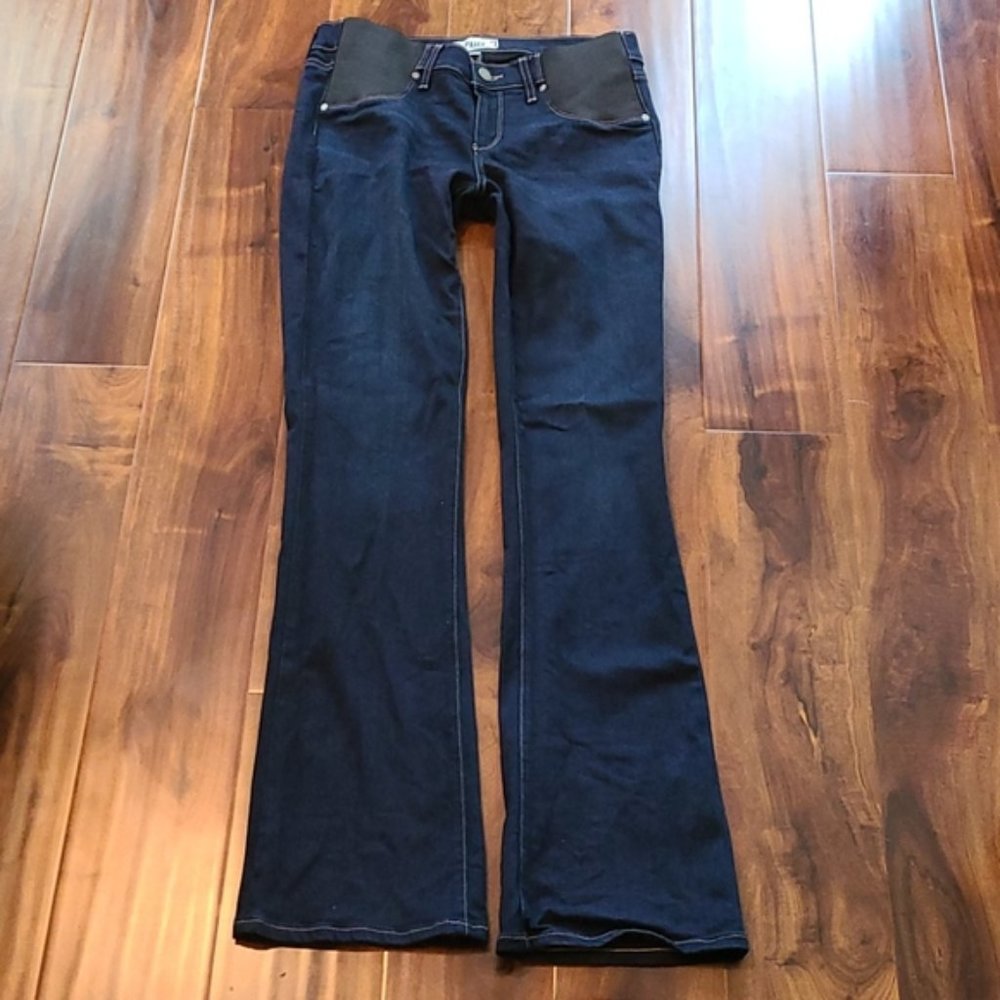 🌟Host Pick🌟 Never Worn: PAIGE Manhattan Bootcut Jeans dark wash and classic - Picture 12 of 15